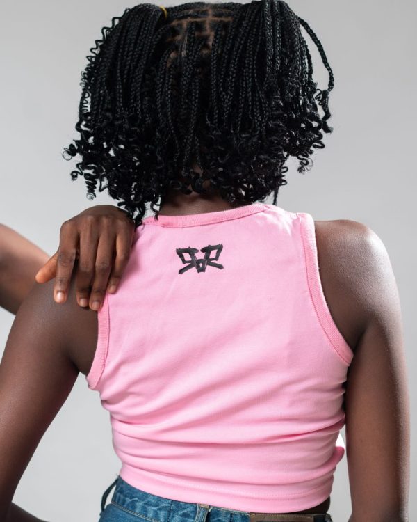 Cropped Tank Top Pink