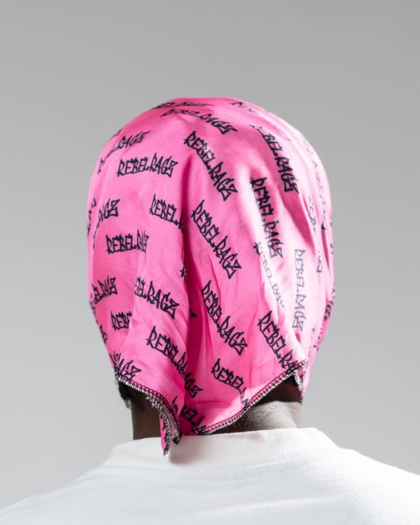 Pink Scarf Text dual