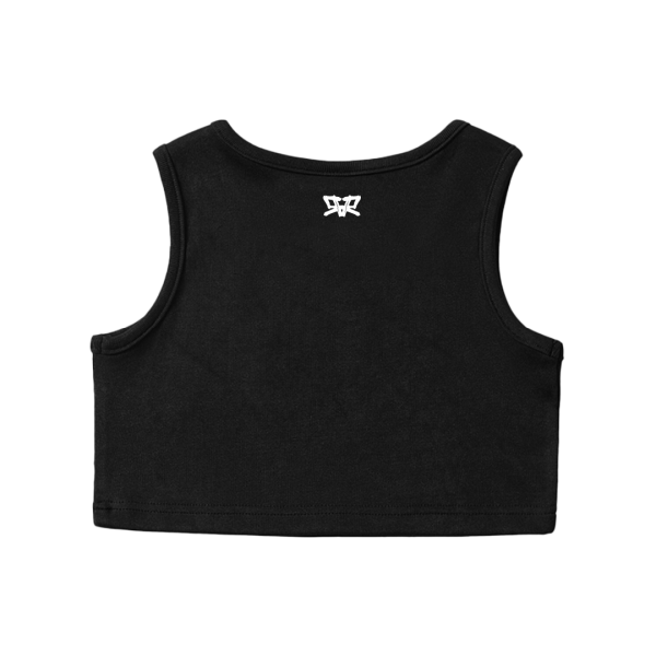 Cropped Tank Top Black