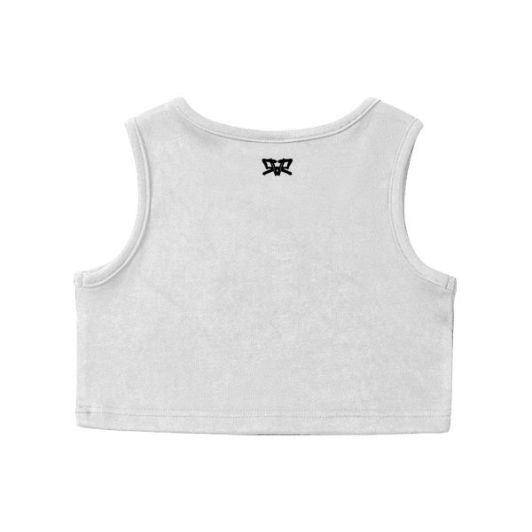Cropped Tank Top White