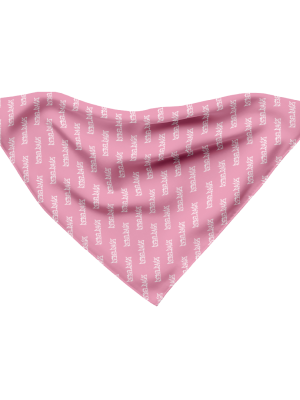 Pink Scarf Text dual