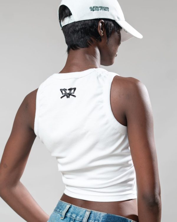 Cropped Tank Top White